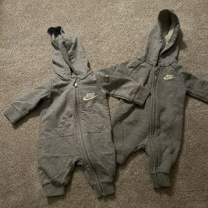 Newborn Nike zip ups